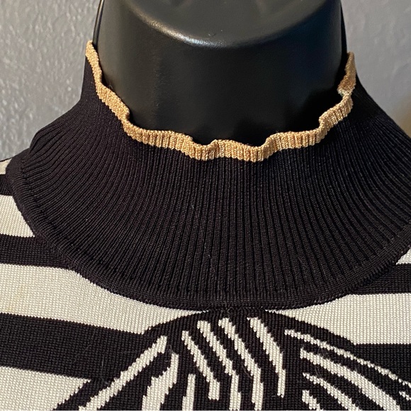 International Concepts Mock Turtle Neck Sleeveless Sweater Top - Picture 4 of 16